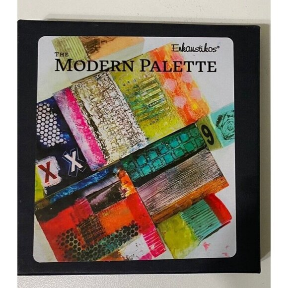 Enkaustikos Wax Snaps Modern Palette Set of 9 13ml NEW - Picture 3 of 4